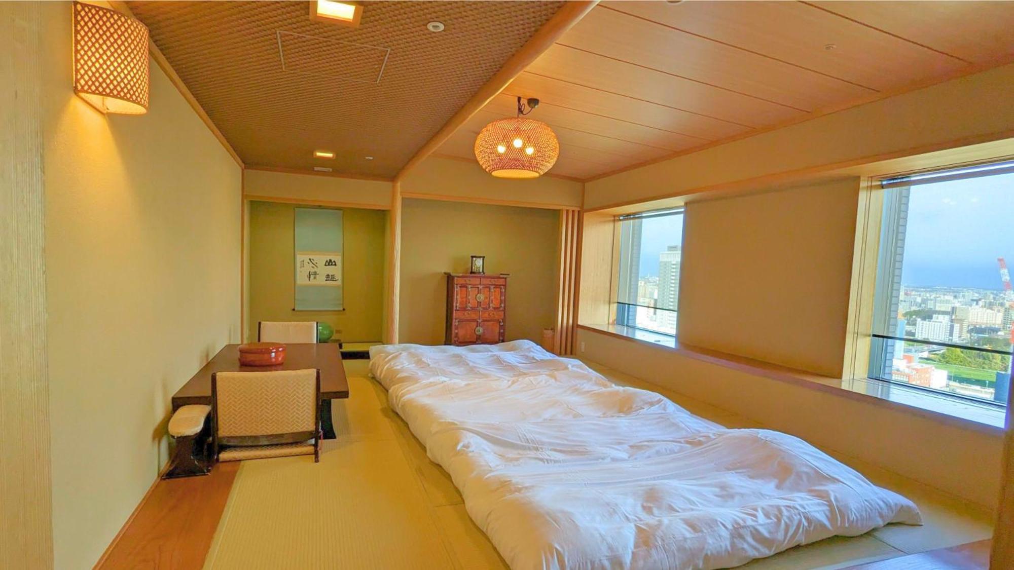 Premier Hotel Nakajima Park Sapporo Dış mekan fotoğraf A futon room