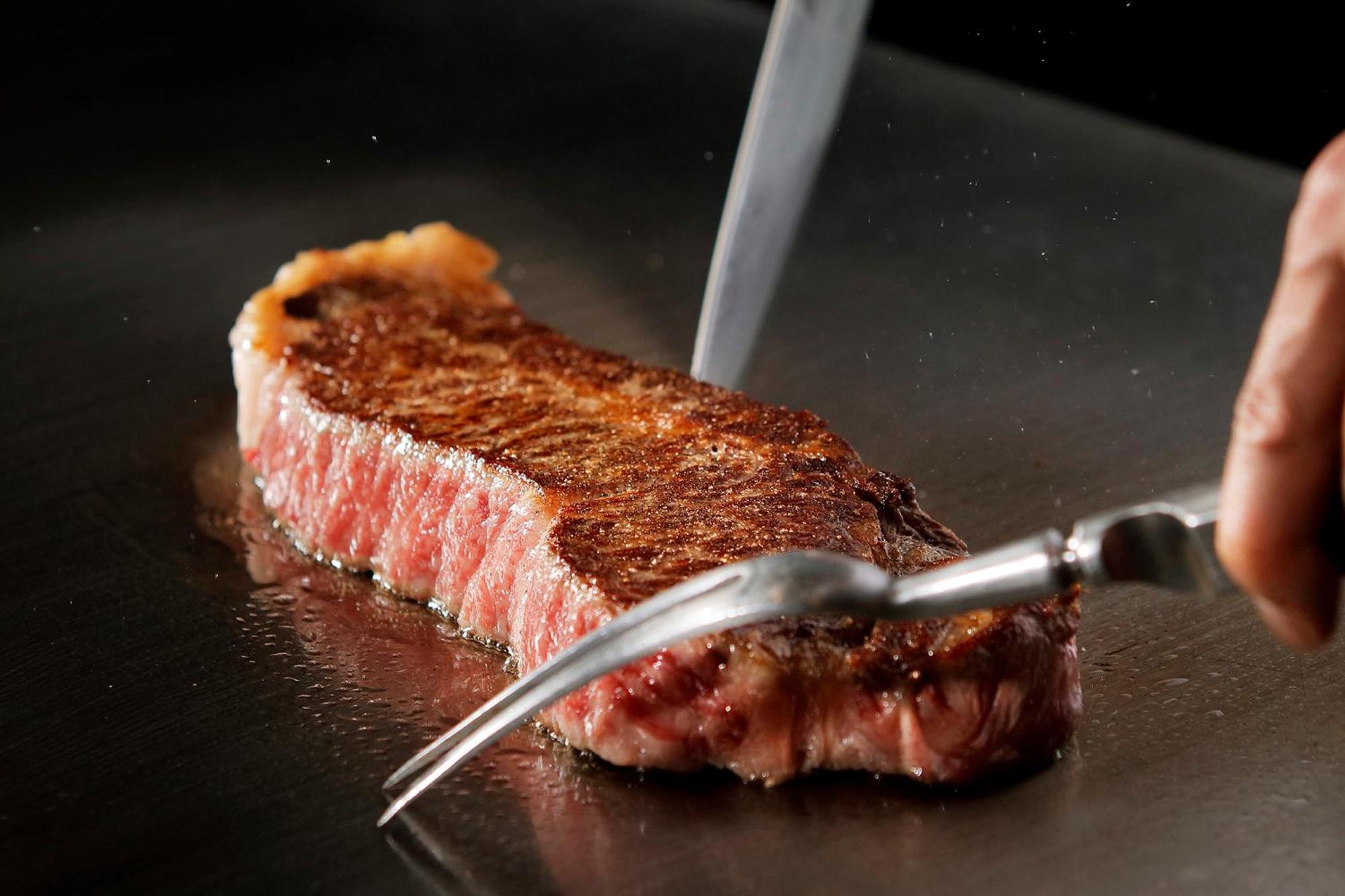Premier Hotel Nakajima Park Sapporo Dış mekan fotoğraf A steak being seared